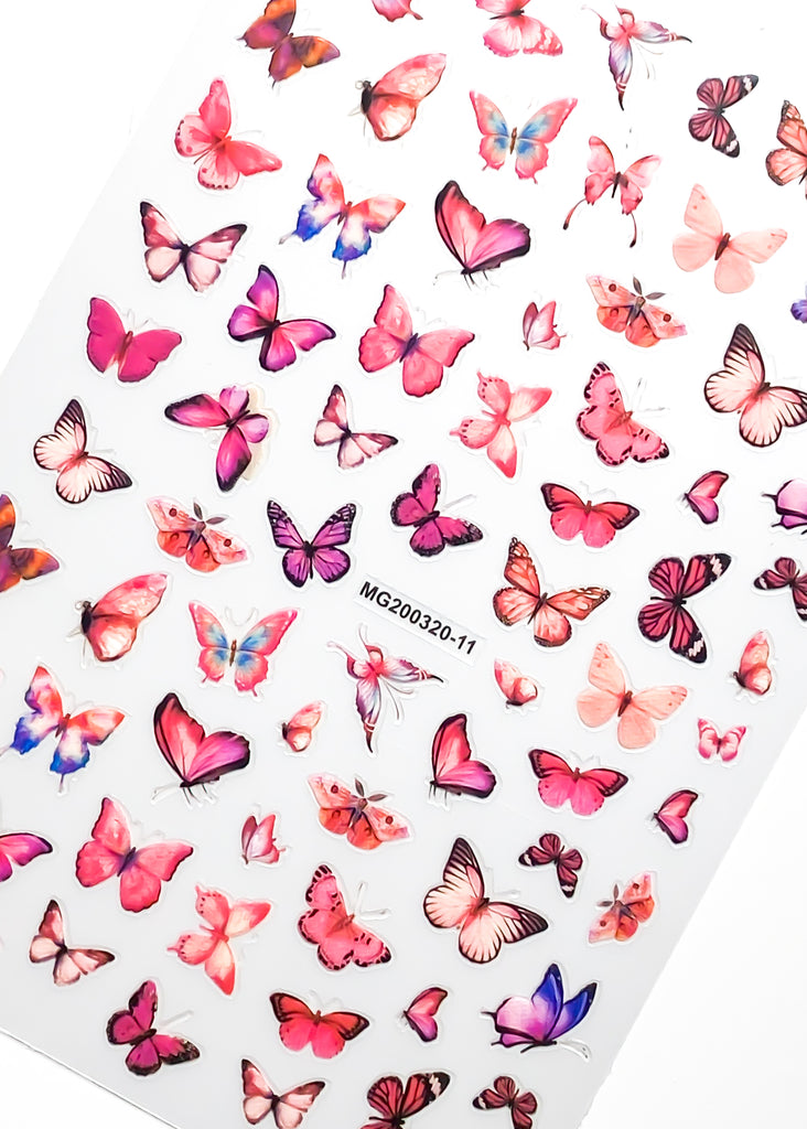 Watercolor Butterfly Stickers